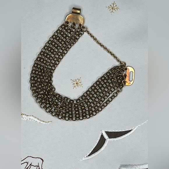 Kalevala Bracelet Birds of Paradise Multi-Strand Golden Bronze Vintage - Picture 8 of 14